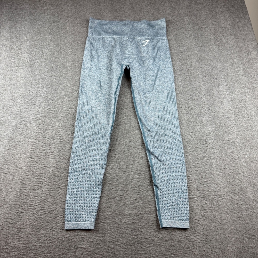 Gymshark Leggings Women's Small Blue Vital Seamless High Rise Athletic Yoga